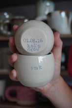Load image into Gallery viewer, PERSONALISED ESPRESSO CUPS/SHOT GLASSES