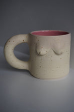 Load image into Gallery viewer, CREAM FRECKLE & PINK TIT-TEA