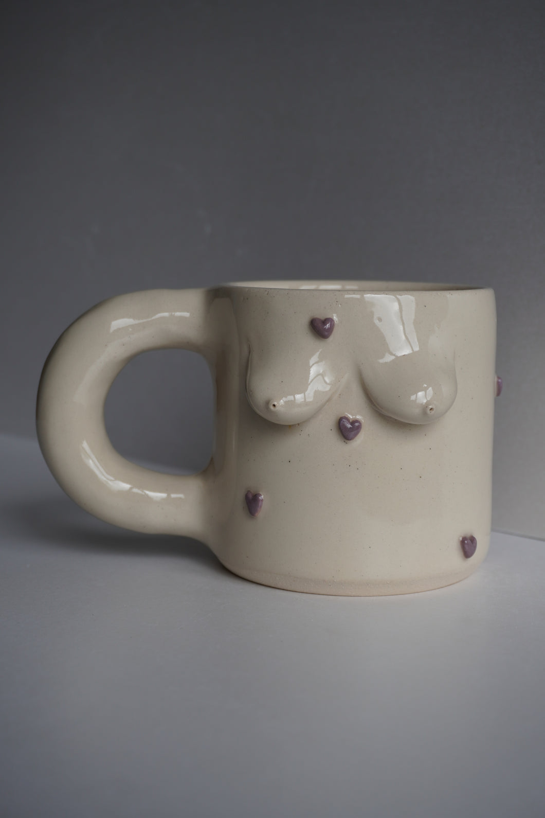 3D PURPLE HEART TIT-TEA